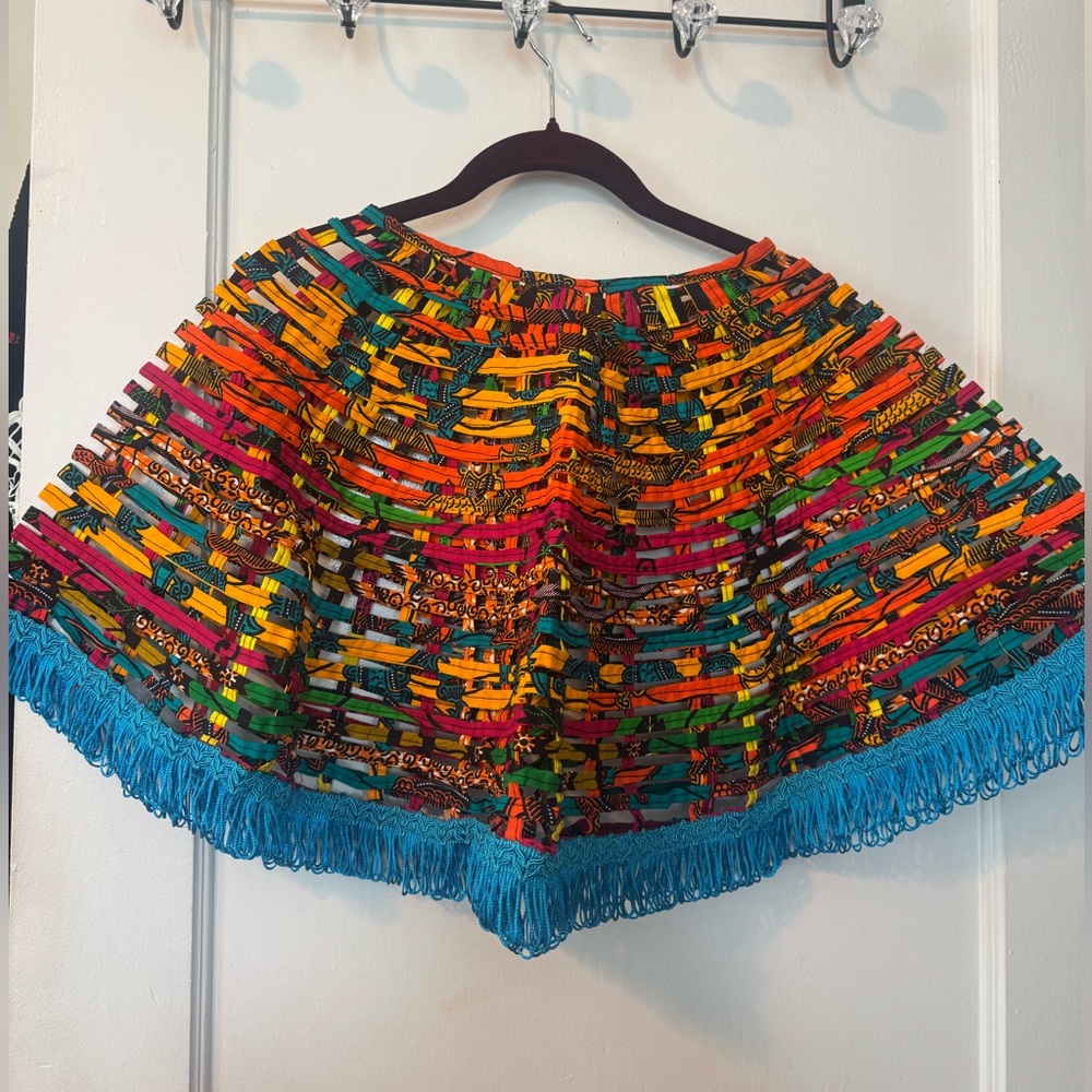 African Lattice Cape From Ghana